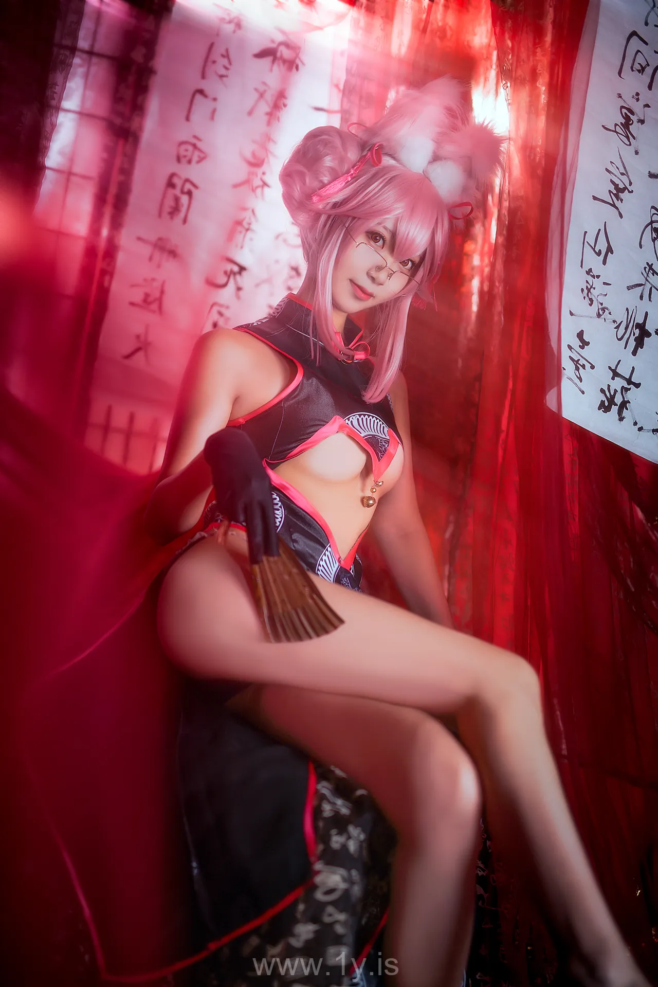 Coser@黑川 NO.022 Knockout Asian Model 杀阶旗袍柯杨斯卡娅